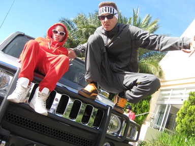 Portrait or other artwork representing [{c533440f-3ec9-48c9-9203-443010e512af Artist die-antwoord-2.jpeg} {c533440f-3ec9-48c9-9203-443010e512af Artist die-antwoord-3.jpeg} {c533440f-3ec9-48c9-9203-443010e512af Artist die-antwoord.jpeg} {f75deee0-8a3c-4c26-9478-648393cb265e Release ten-ion.jpeg}]